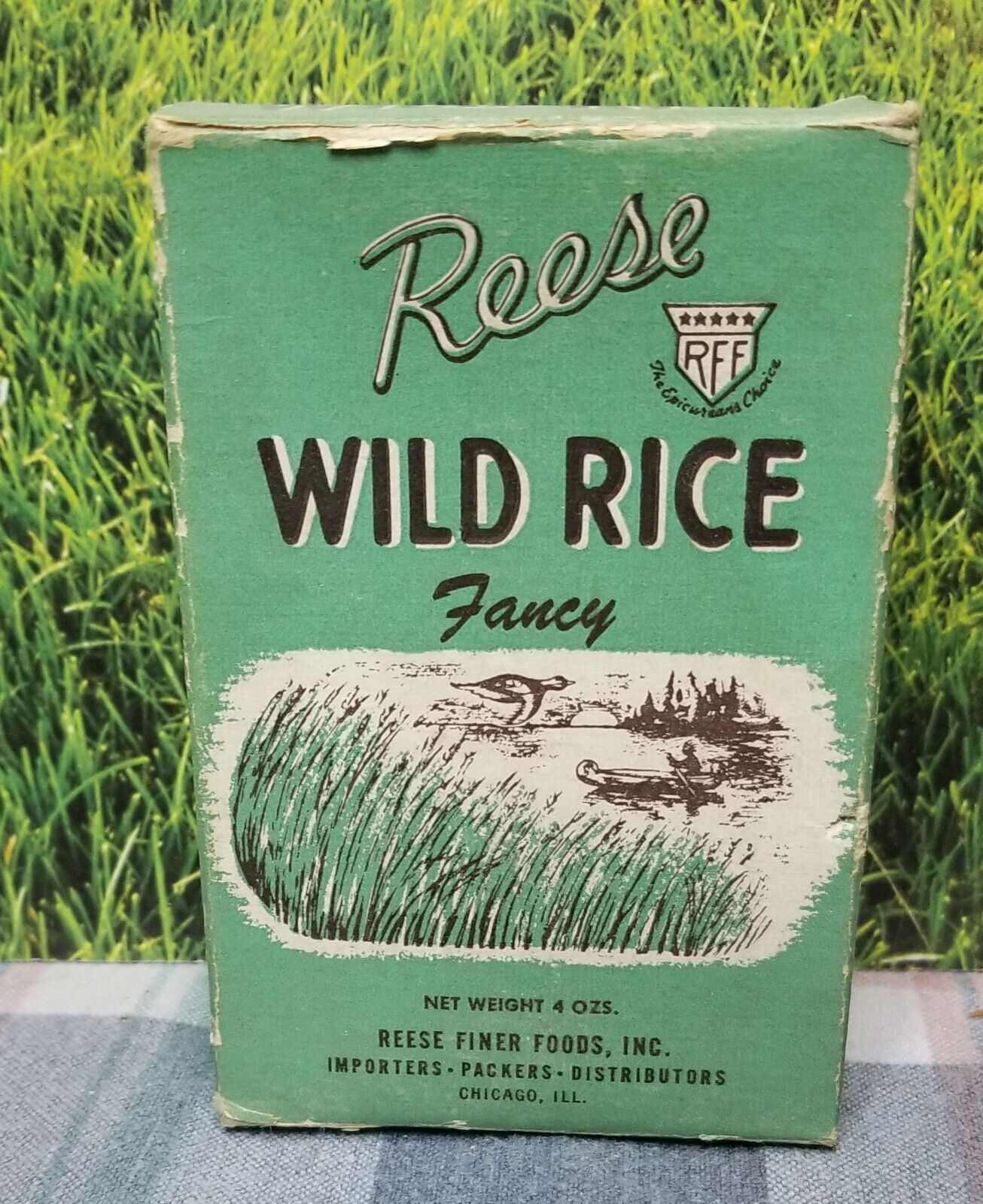 Reese Fancy Wild Rice Cardboard Box Chicago Il