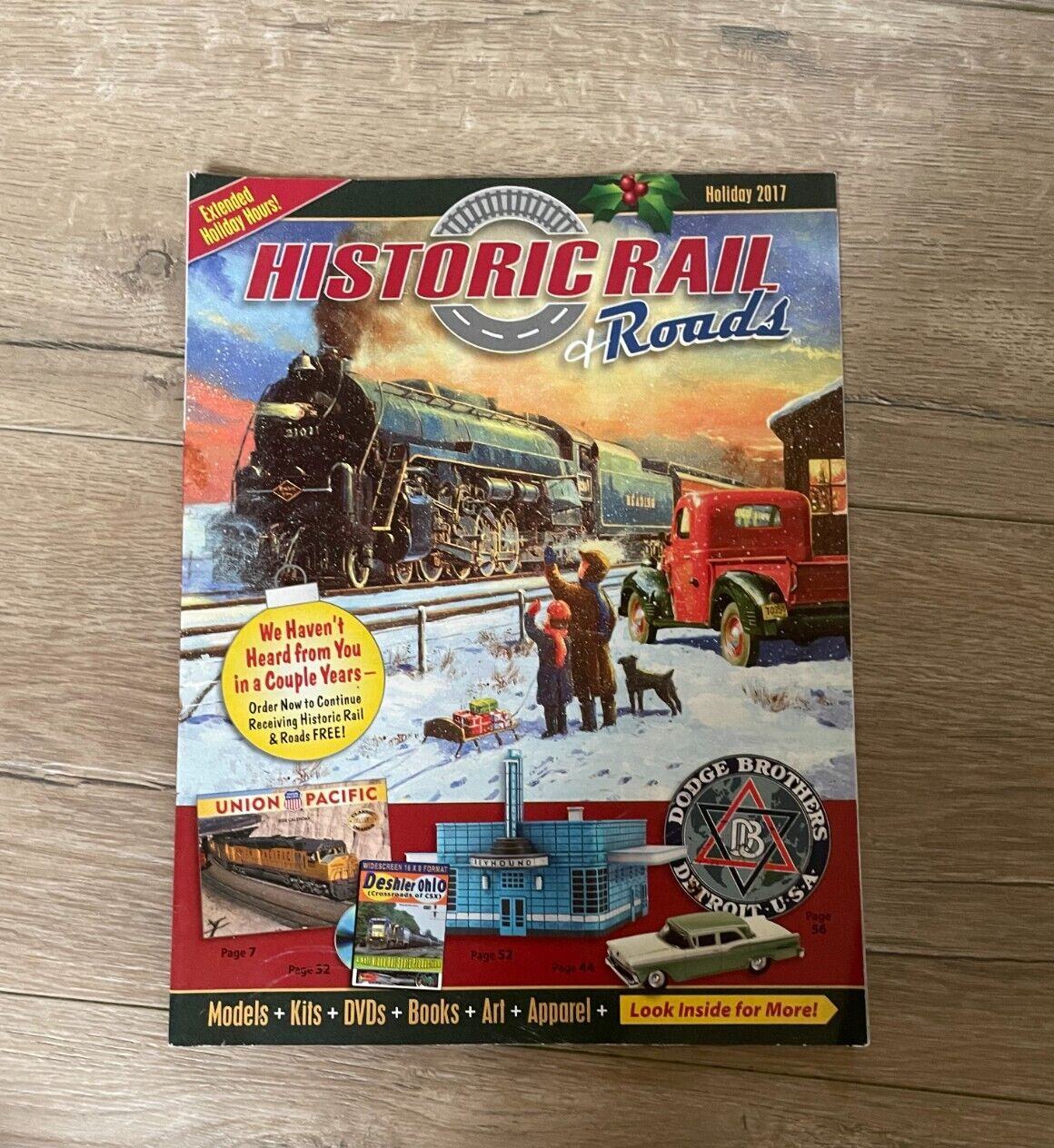 Historic Rail Roads Holiday 2017 Catalog