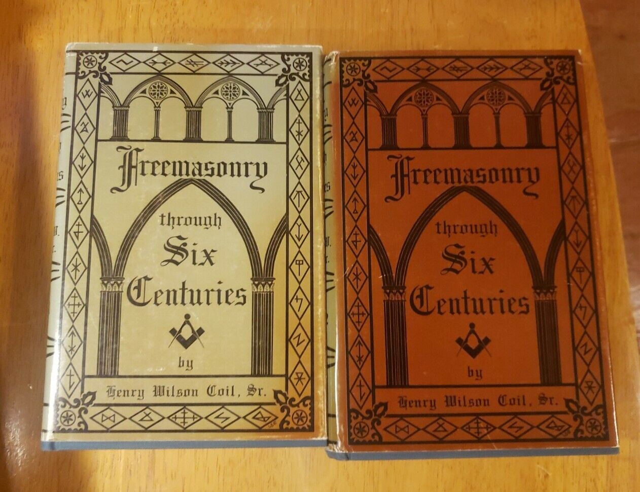 FREEMASONRY THROUGH SIX CENTURIES VOL 1 & 2 1ST EDITION 1967 1968 HENRY COIL