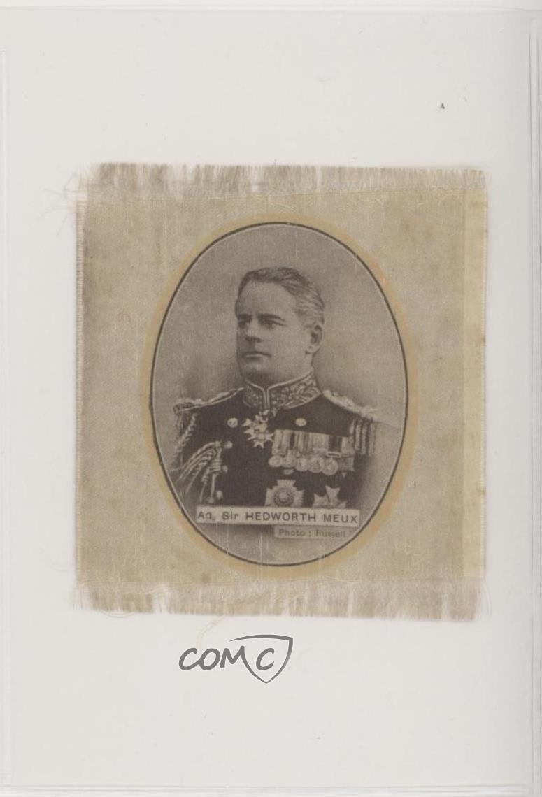 1916 British Admirals Silks Tobacco Ad Sir Hedworth Meux #HEME s5j
