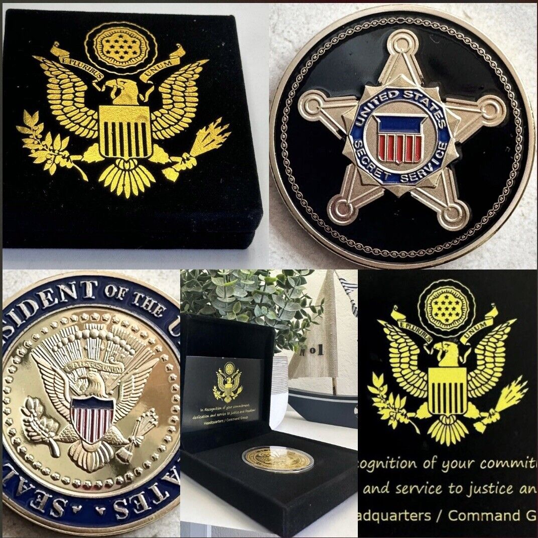 United States Secret Service Coin US Presidential Protection Team Detailed USA