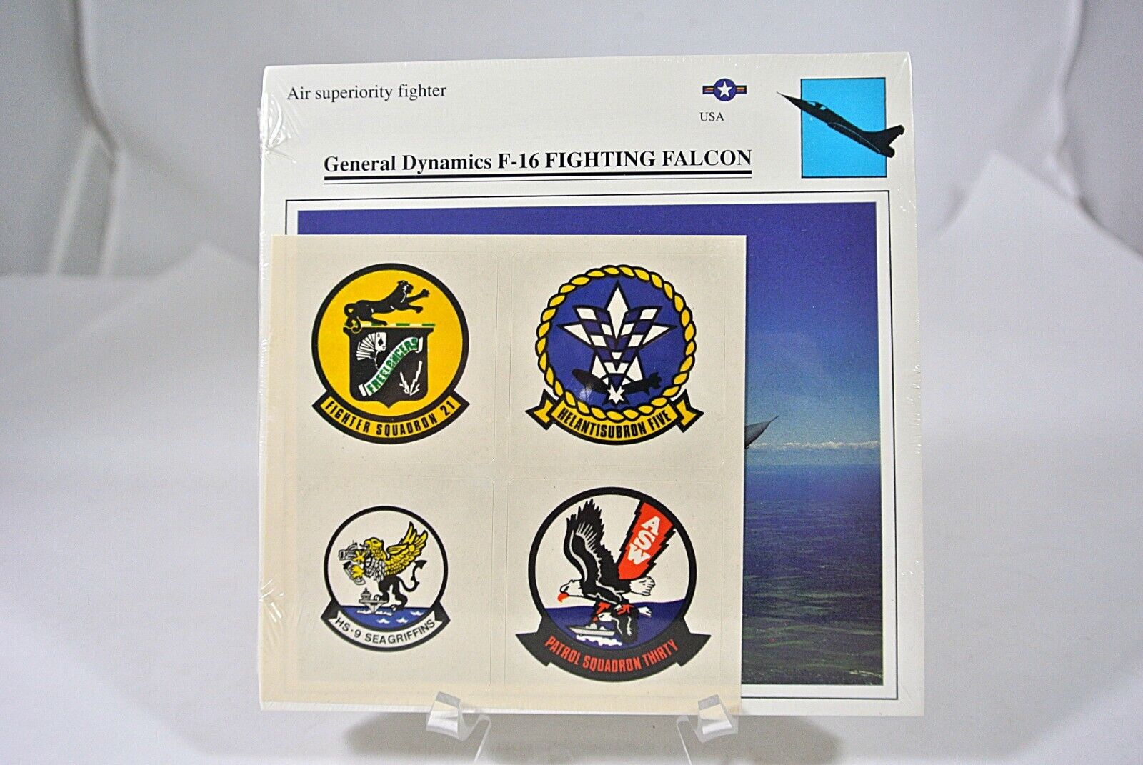 1988-90 Edito-Service General Dynamics F-16 FIGHTING FALCON Sealed Pack Warplane
