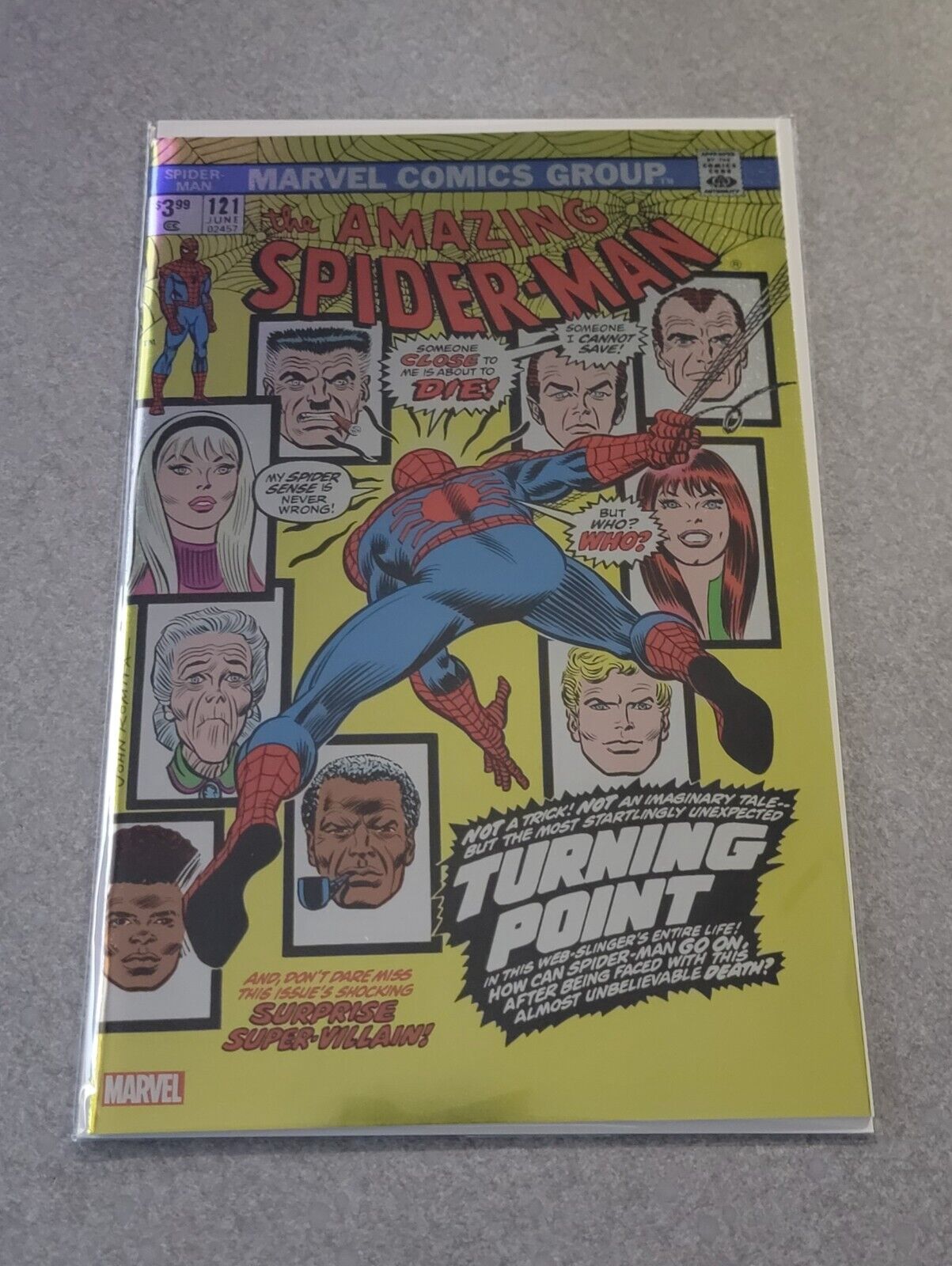 The Amazing Spider-Man # 121 2023 Facsimile FOIL Exclusive
