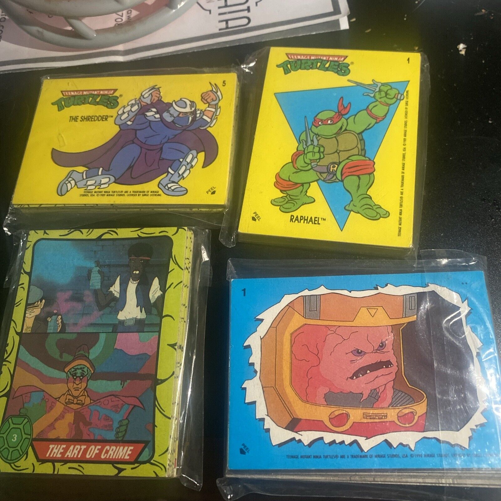 Lot of Cards: 1990 Teenage Mutant Ninja Turtles, TMNT --