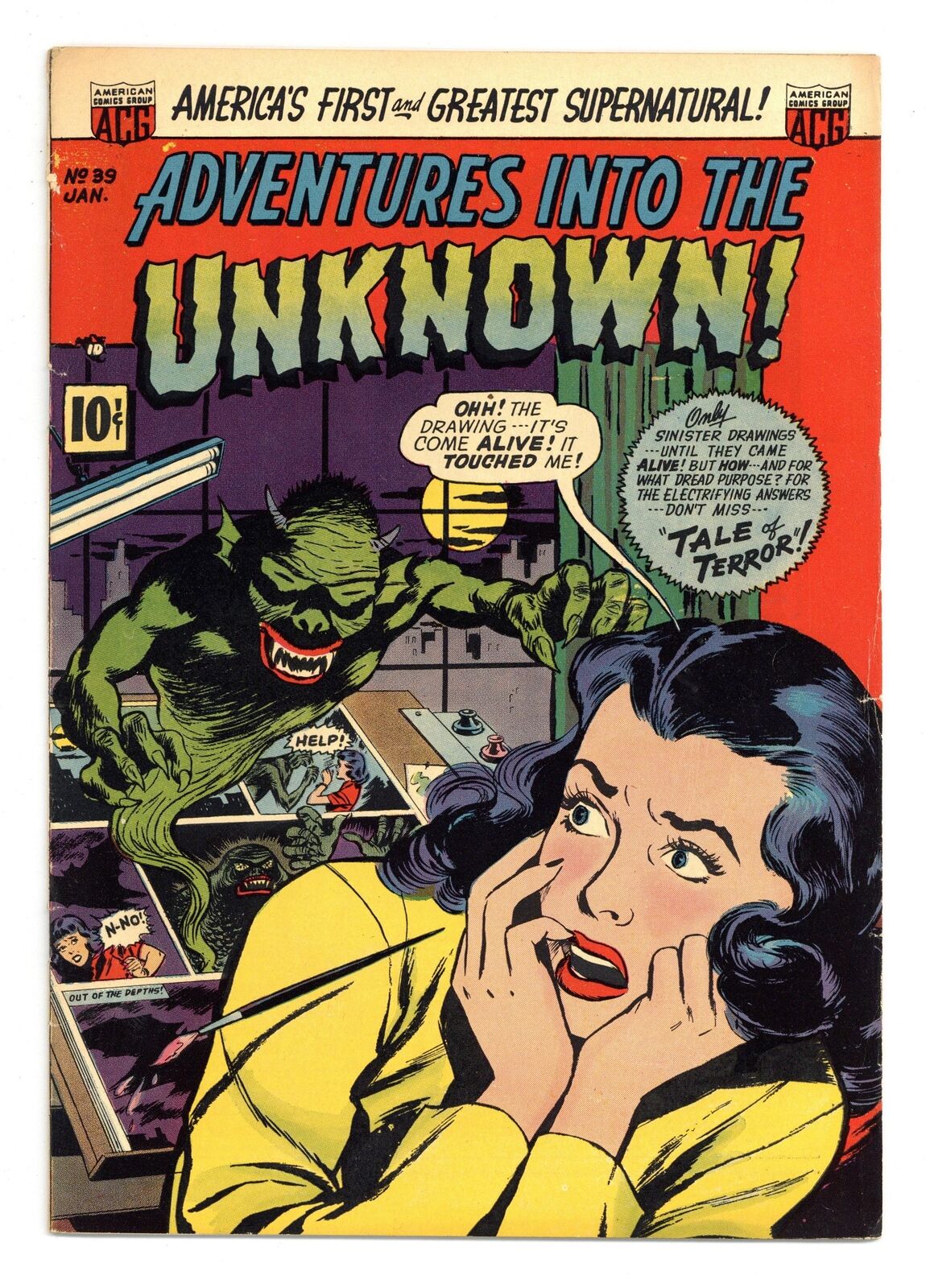 Adventures into the Unknown #39 VG+ 4.5 1953