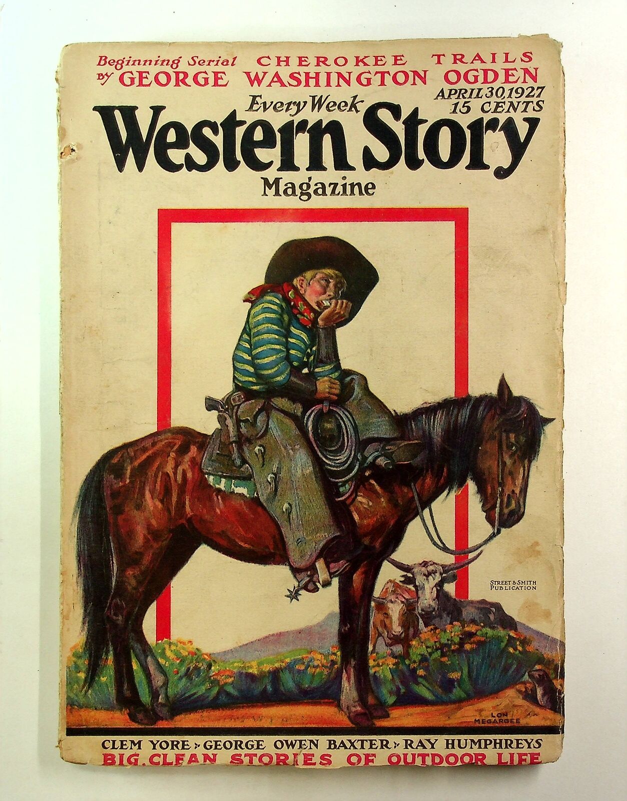 Western Story Magazine Pulp 1st Series Apr 30 1927 Vol. 69 #1 VG- 3.5