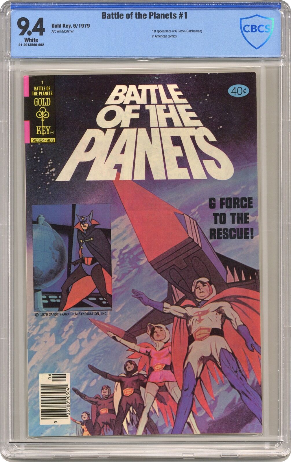 Battle of the Planets #1 CBCS 9.4 1979 Gold Key 21-2013B60-002