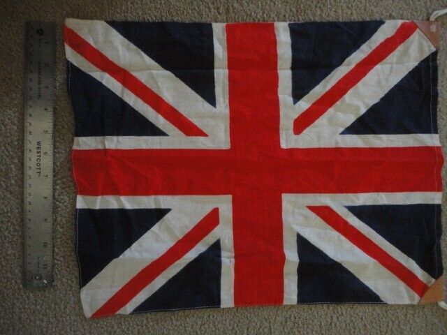 BRITISH WW2 FLAG, BROUGHT HOME BY A U.S. VET