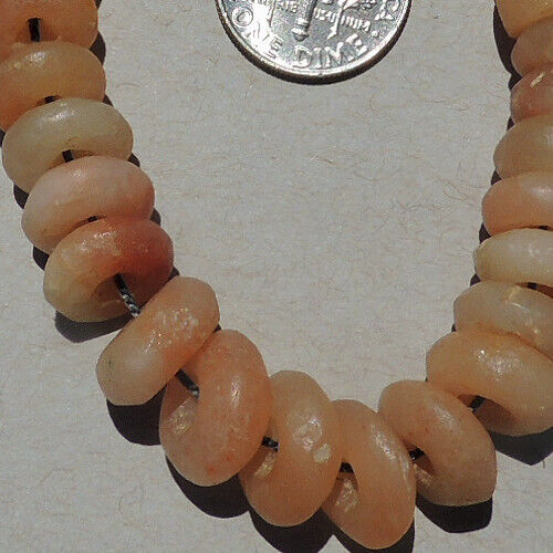 33 small ancient agate african stone beads mali #5049