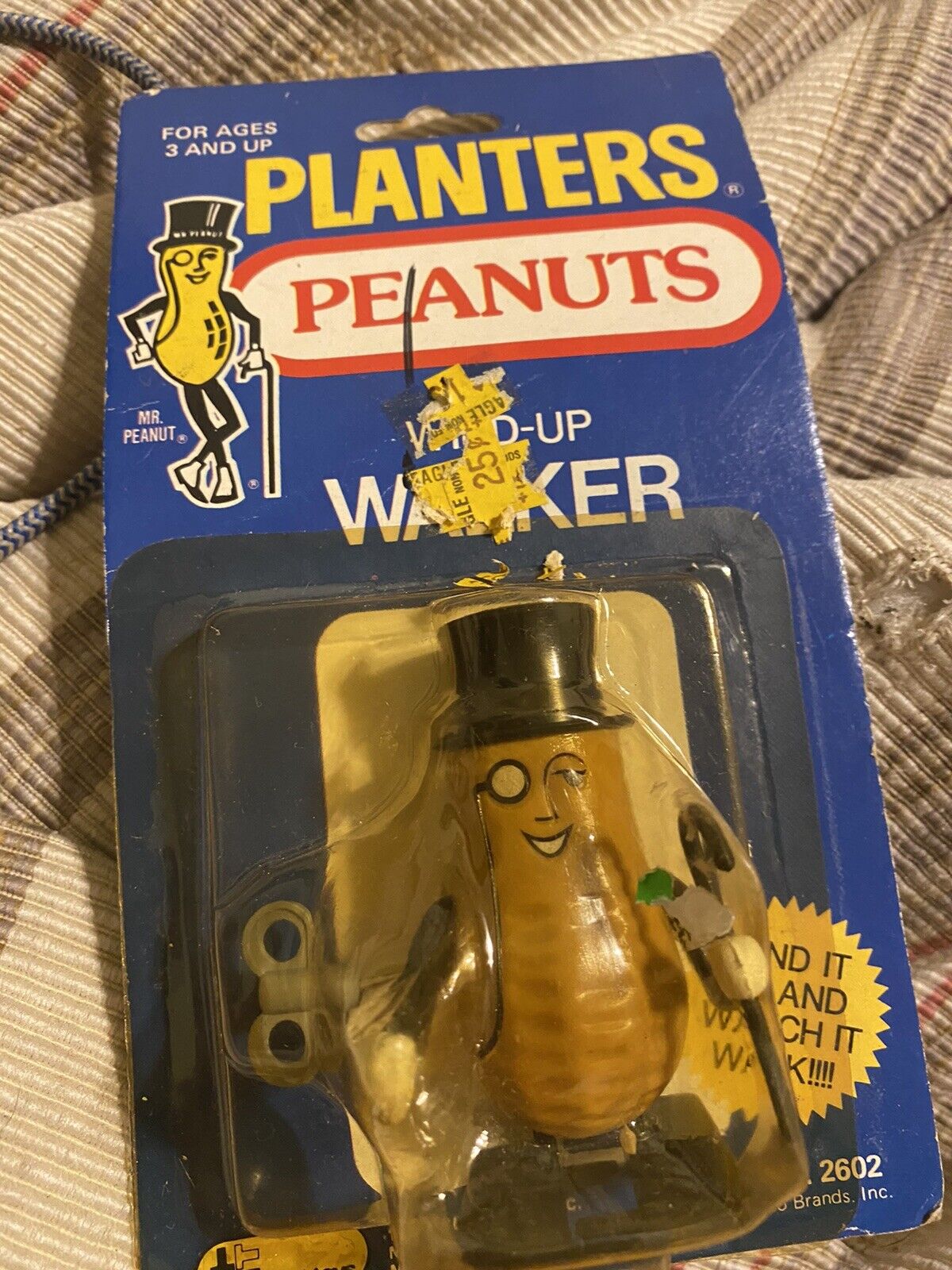 Older Wind Up Walk-in Planters Peanuts Toy