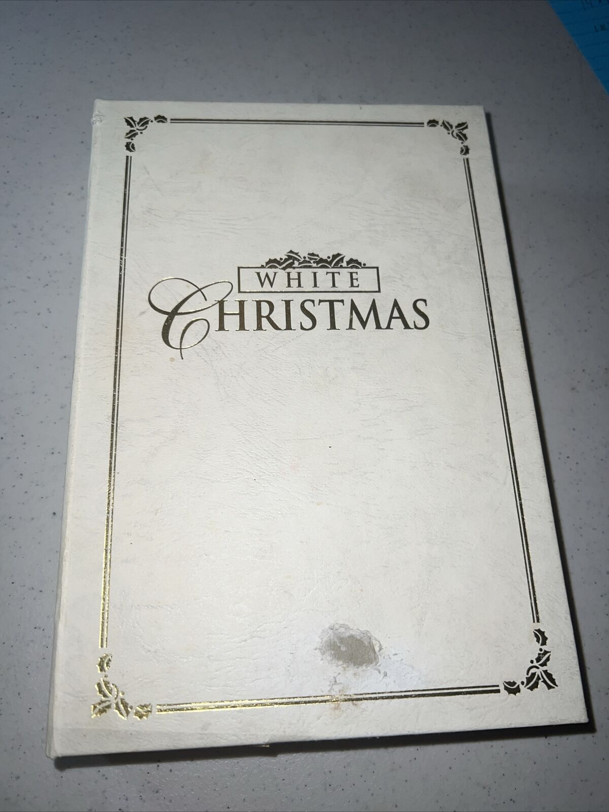 Mr. Christmas 2001 Animated Musical Book - White Christmas rare