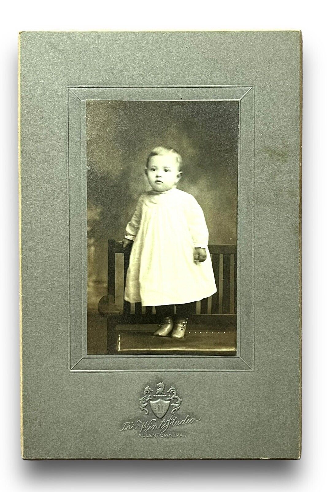 Antique Photograph Child Down Syndrome ? Young Child
