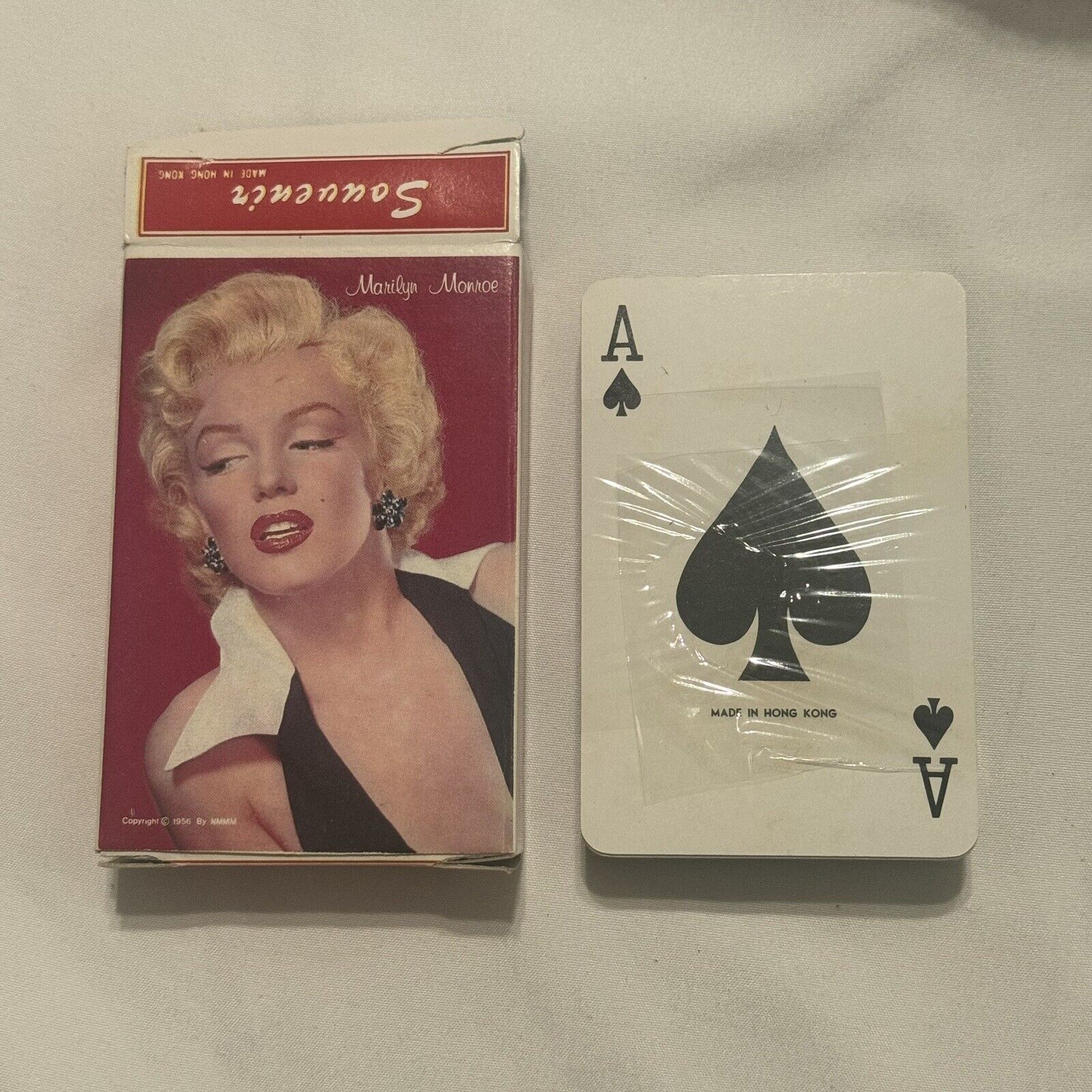 Marilyn Monroe Vintage Original Souvenir Box Playing Cards 1956 SEALED