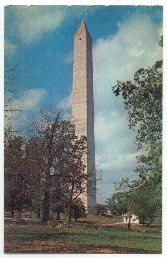 Jefferson Davis Monument near Fairview KY Postcard Kentucky