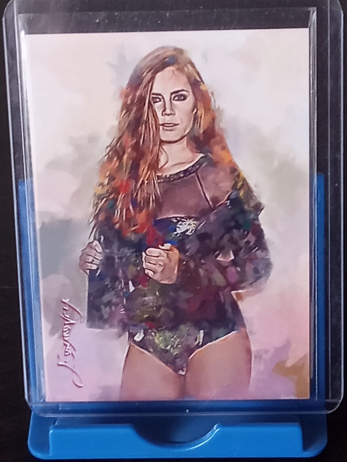 AP6 - Amy Adams #2 ACEO Art Card Signed by Artist 50/50