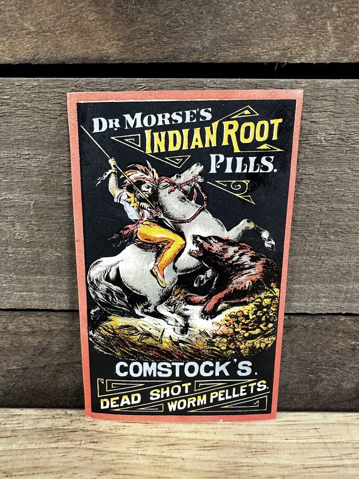 Antique DR. Morse’s Indian Root Pills Trade Card