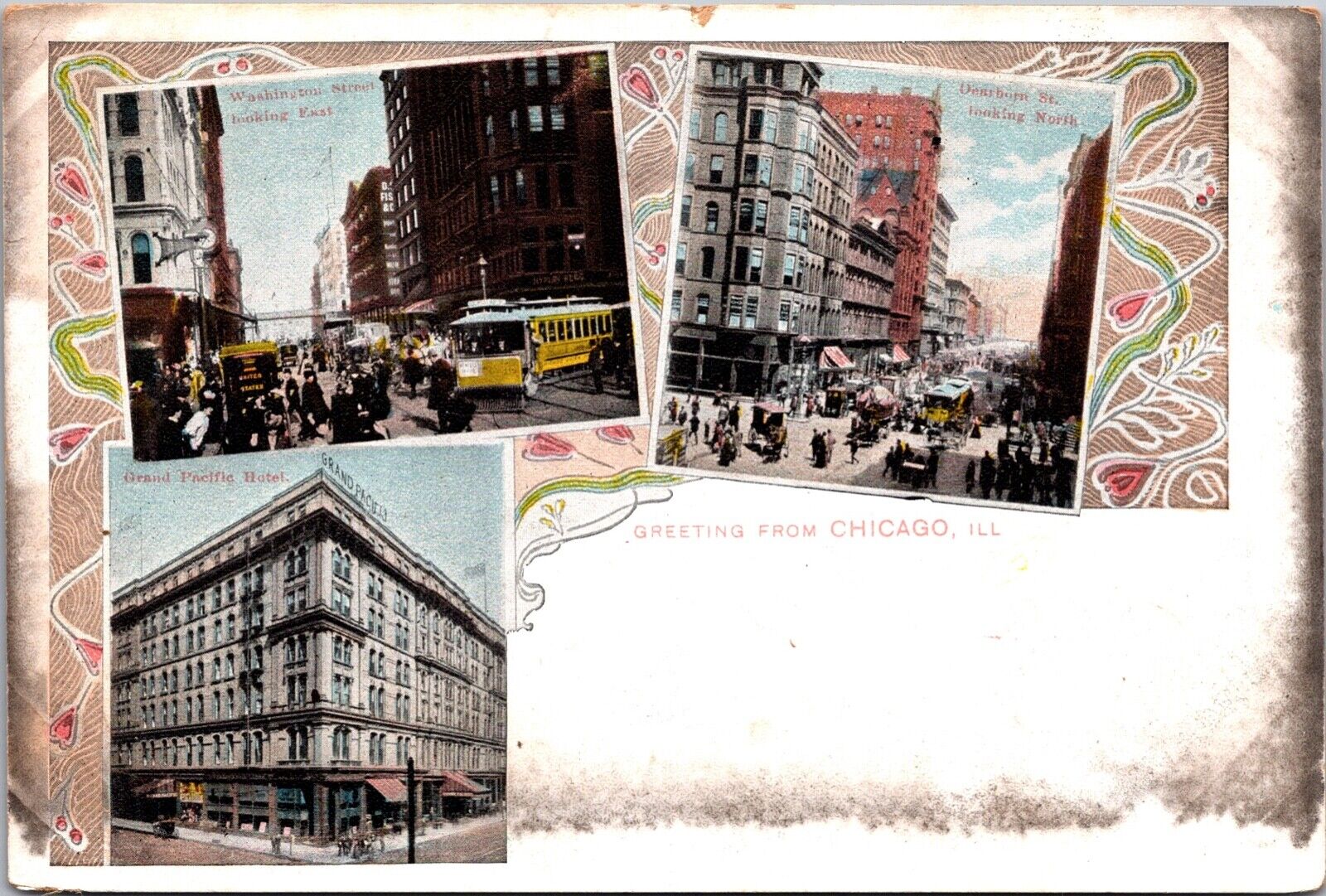 Postcard Multiple Views of Chicago, Illinois~139534