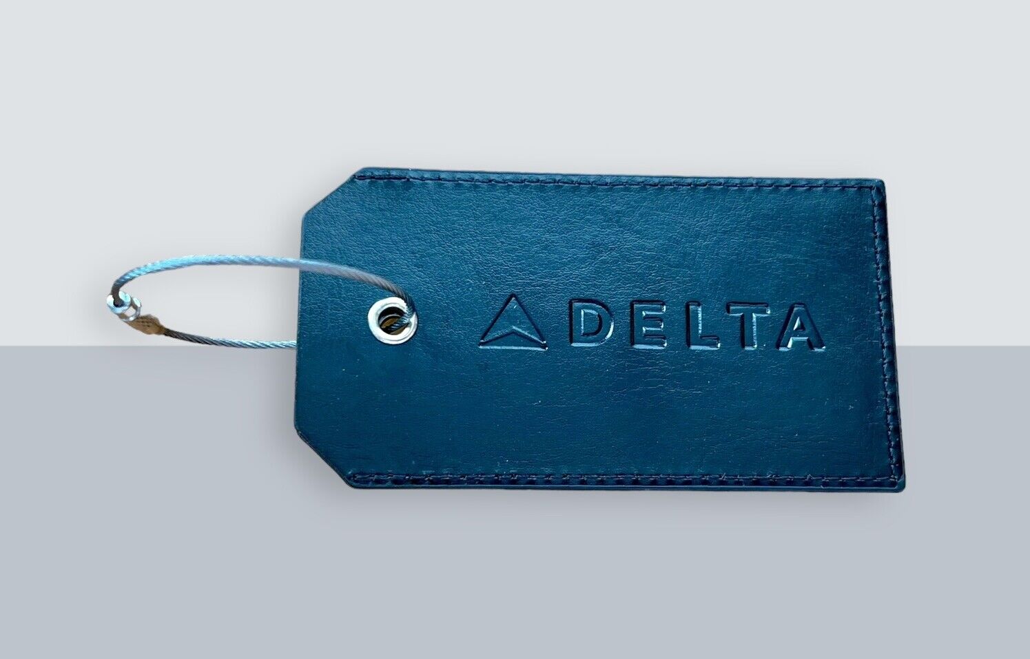 Delta Air Lines Official Luggage Tag Black Baggage Travel Skyteam New