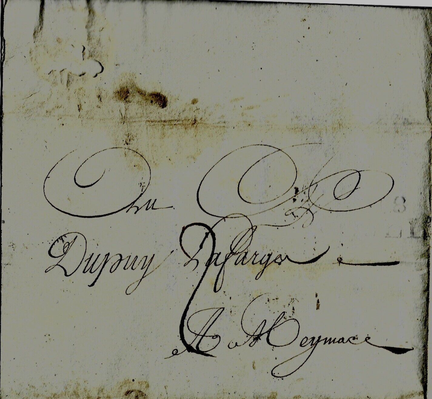 1801 Letter of / The Department La Corrèze IN Tulle Dupuy-Lafarges Meymac