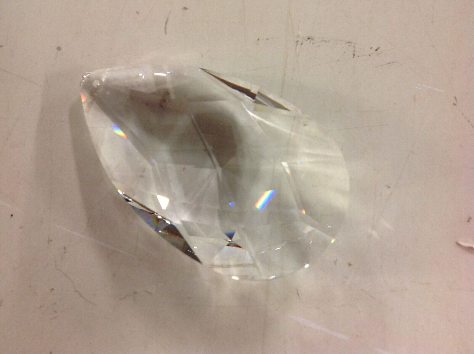 SWAROVSKI STRASS ELEMENTS 8721 100mm Crystal Almond Tear Drop Prism