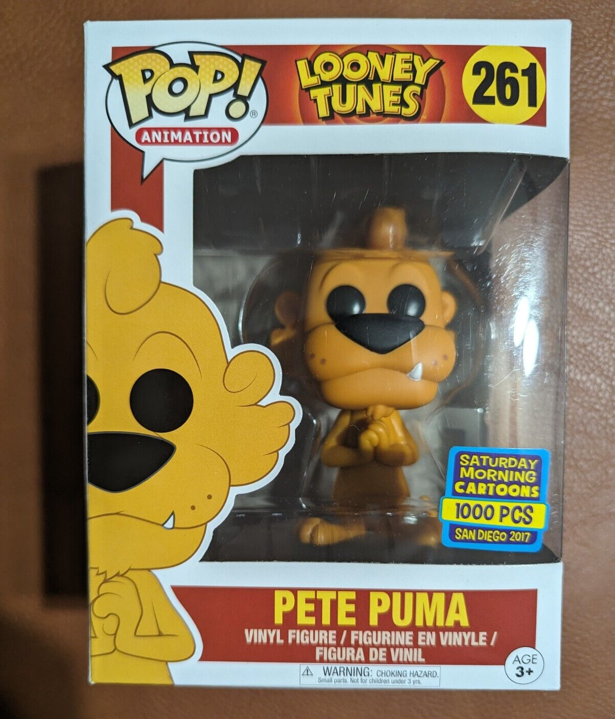 Funko Pop Looney Tunes Pete Puma San Diego Comic Con Exclusive SDCC 1000 LE Rare