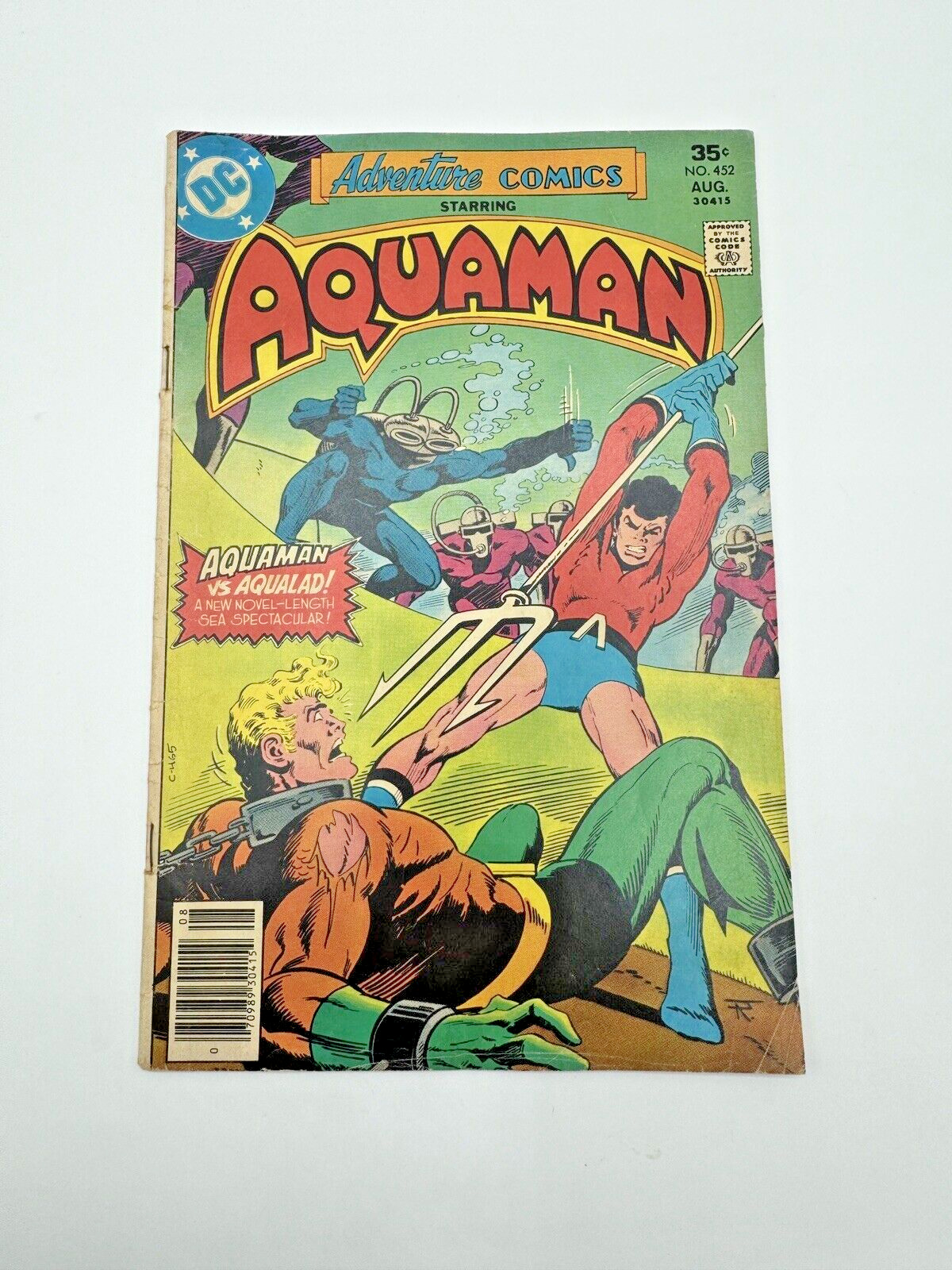 DC Comics Adventure Comics #452  Aquaman Aqualad Black Manta 1977