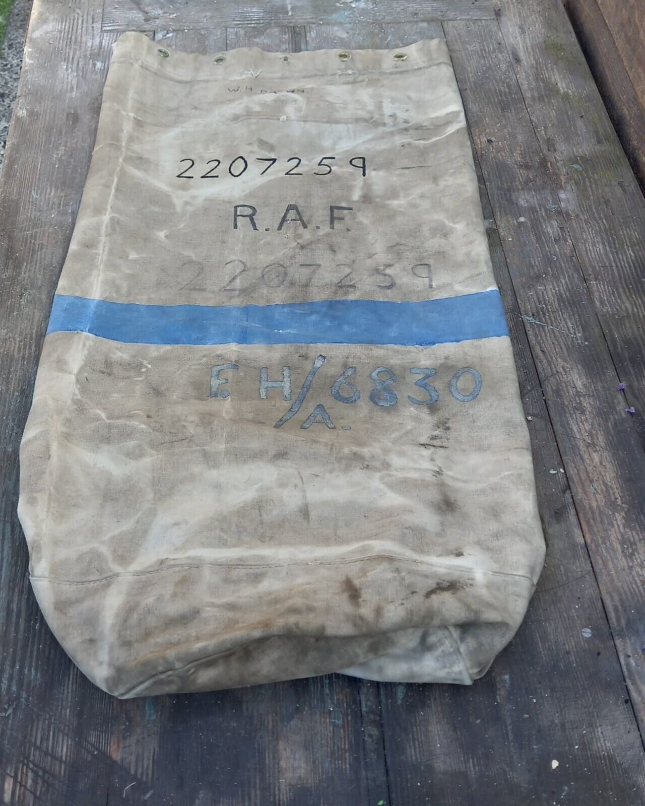 WW2 RAF Duffle Kit Bag Padgate OCT 1942 