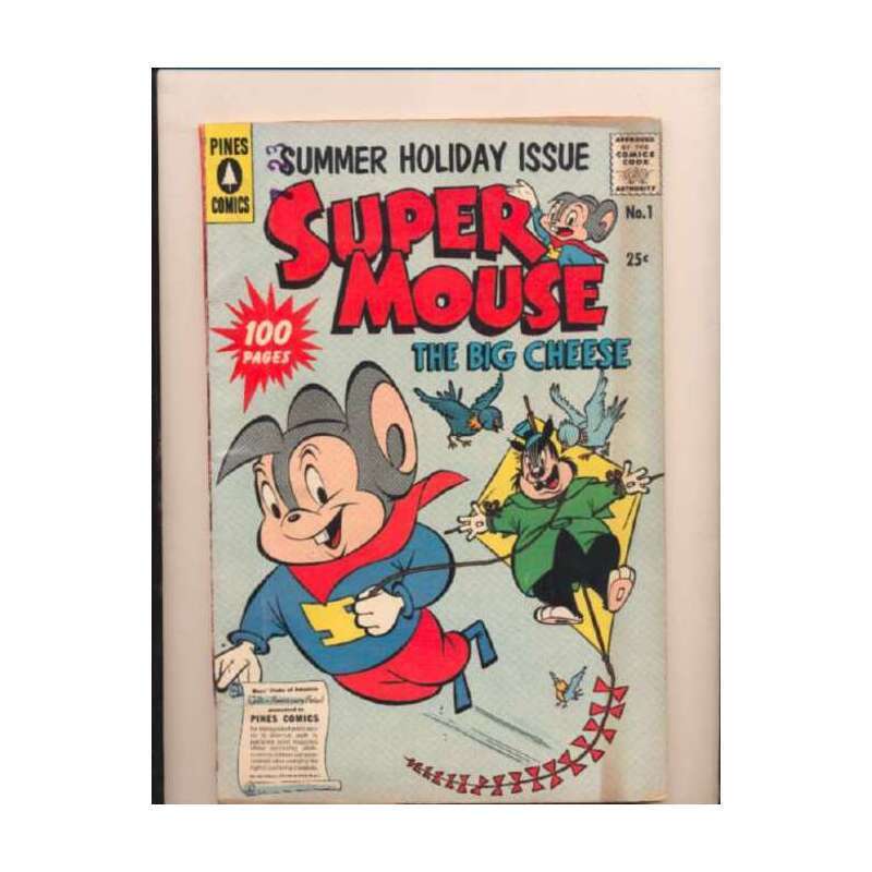 Supermouse: The Big Cheese #1 in Very Good condition. Pines comics [v]