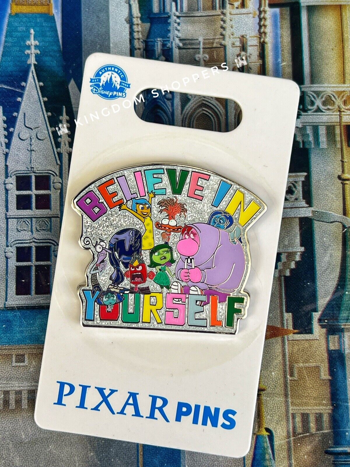 2024 Disney Parks Pixar Inside Out 2 Believe In Yourself Envy Anxiety OE Pin