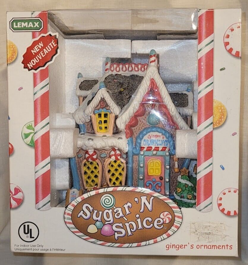 Lemax Sugar N Spice Gingerbread Village House Gingers Ornaments