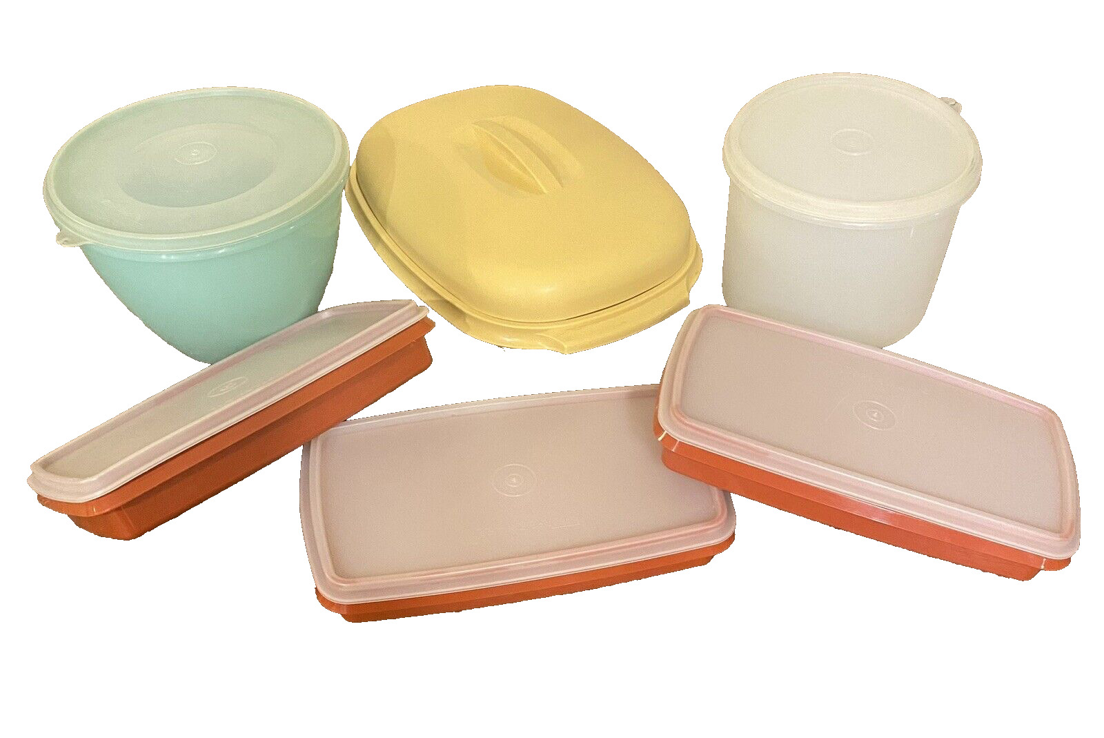 VINTAGE TUPPERWARE Storage Containers Lot of 6