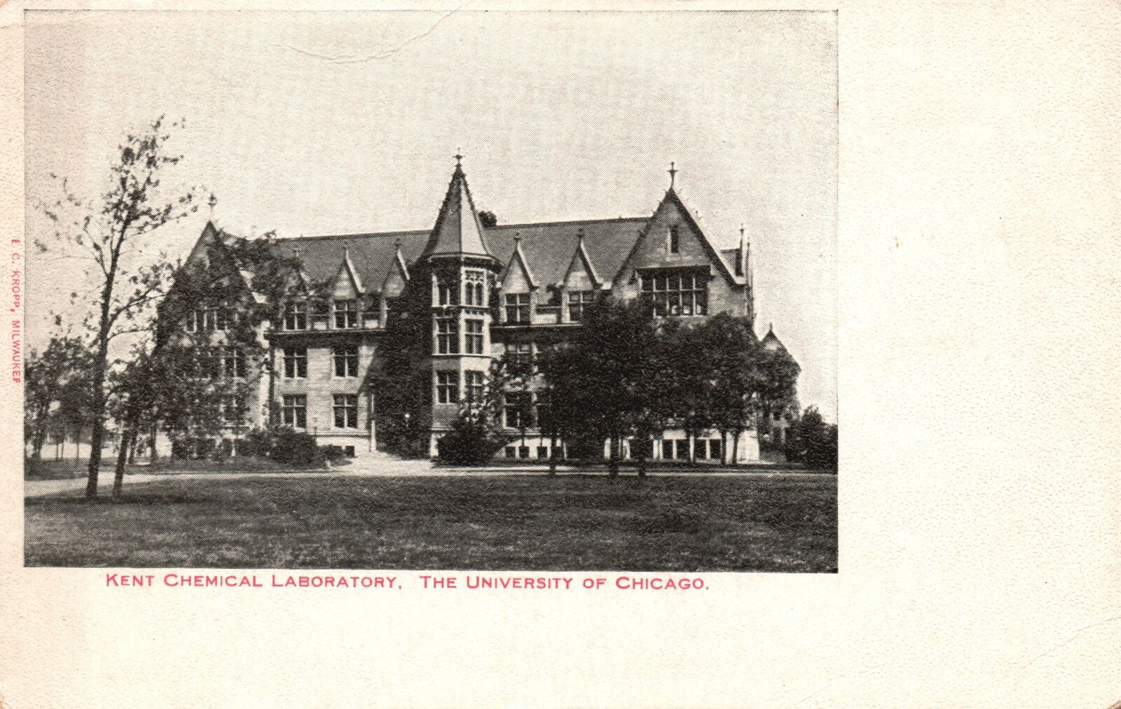 Vintage Postcard 1900\'s Kent Chemical Laboratory The University of Chicago ILL