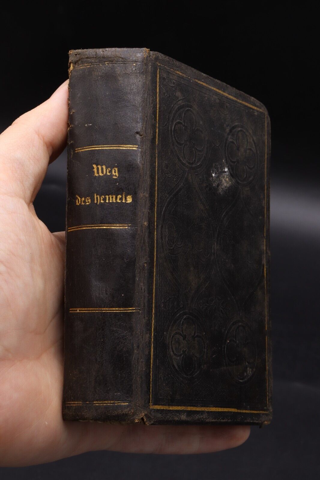 1854 Antique Prayers Book Dutch Very Rare Old Christian Dutch