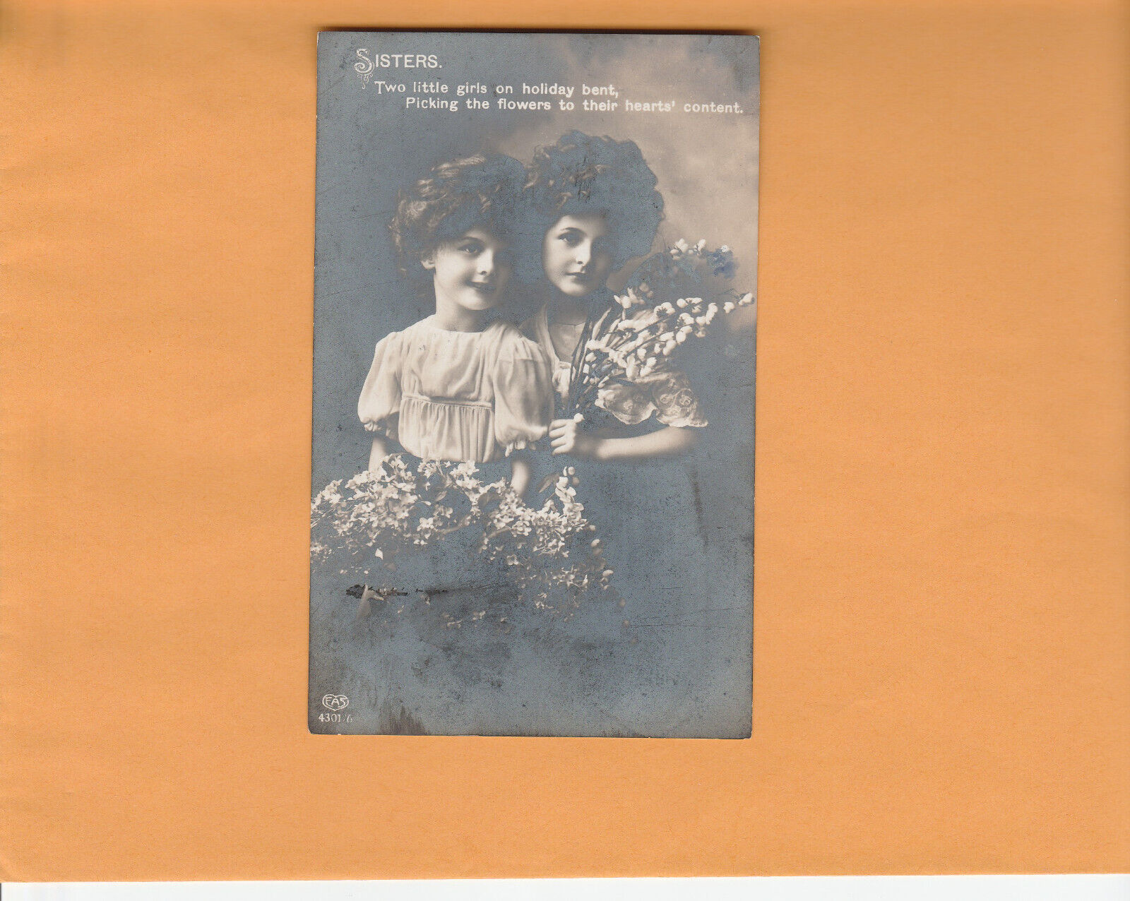 vintage 1913 real photo rppc postcard 