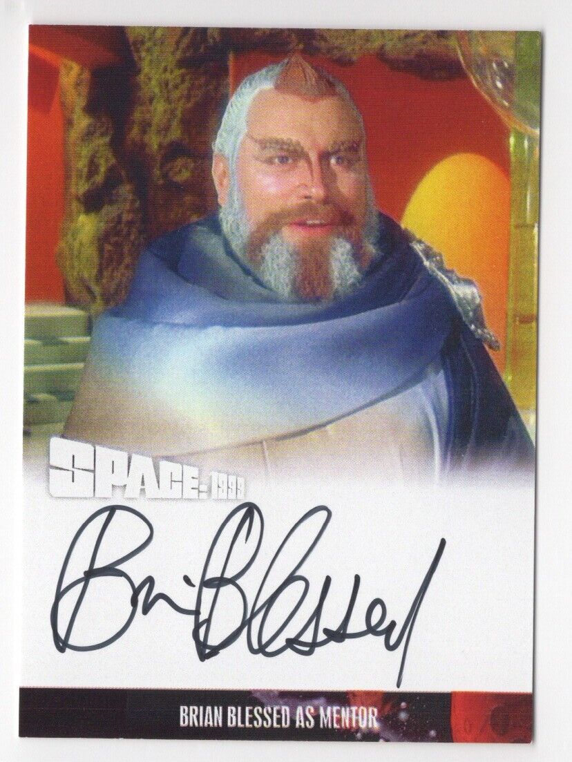 Brian Blessed 2021 Unstoppable SPACE 1999 Series 4 Autograph Card Auto #BRB1 EX