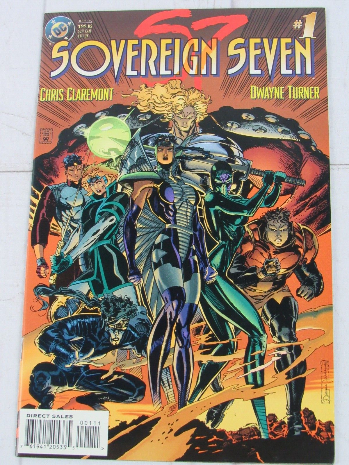Sovereign Seven #1 July 1995 DC Comics