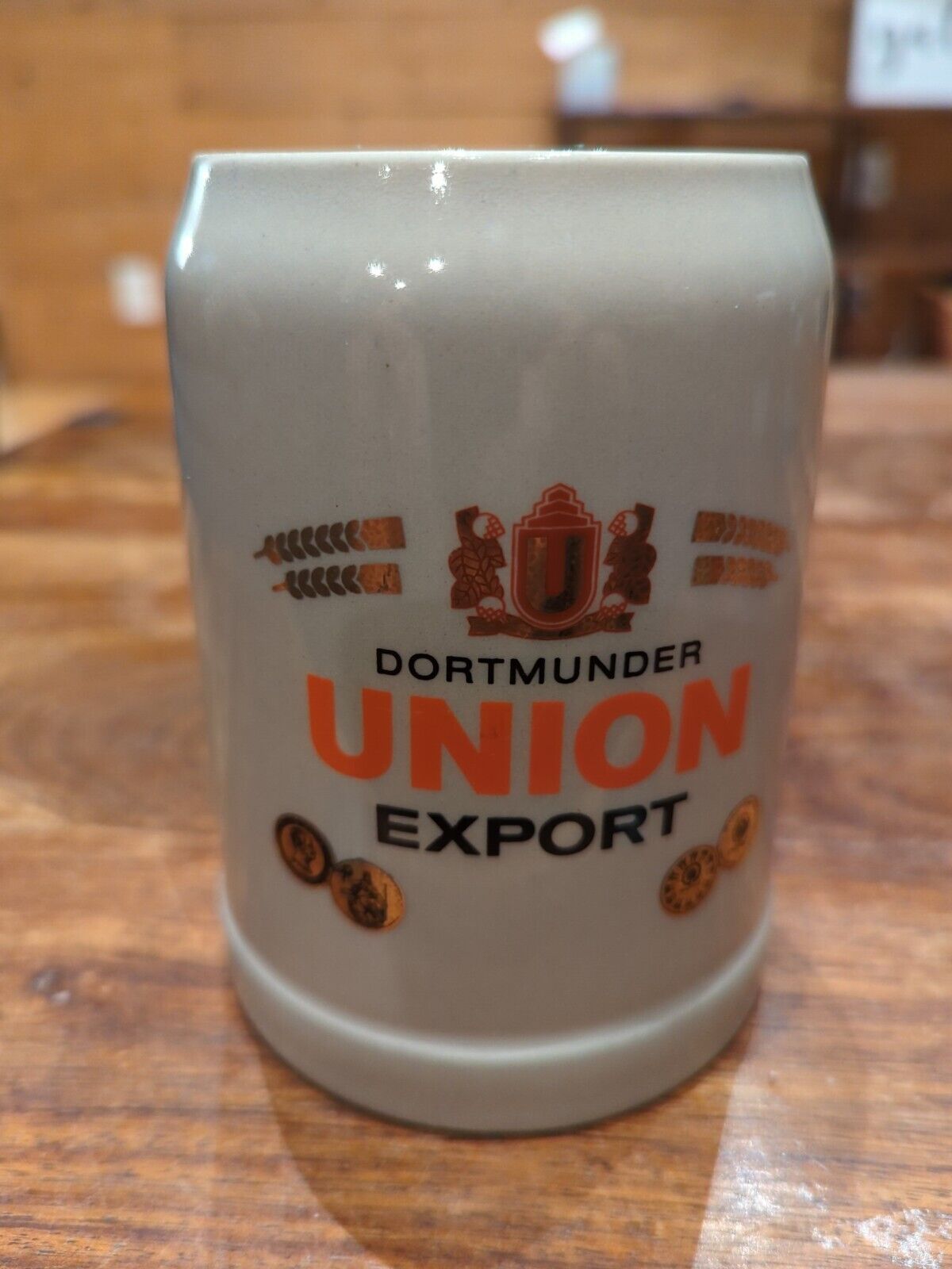 Dortmunder Union Export  Beer Mug/Stein .5 liter; Made in West  Germany Beer