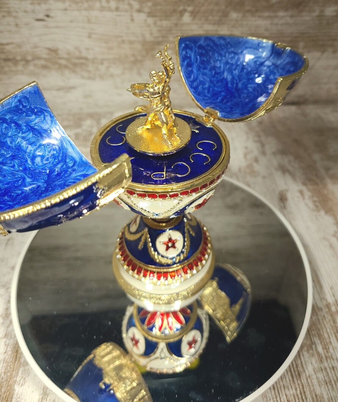  Soviet Union Commemorative Russian Faberge Egg Tradition \