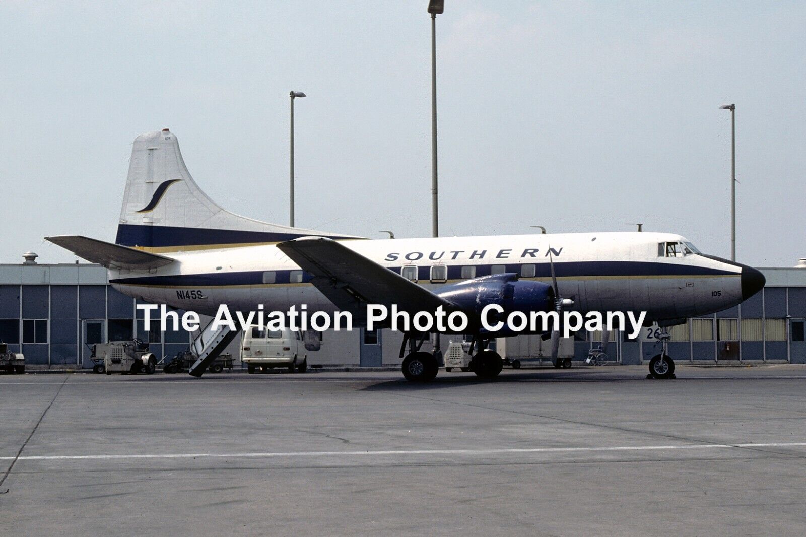 Southern Airways Martin 404 N145S at Atlanta IAP (1977) Photograph