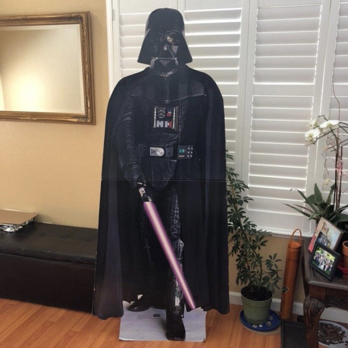Darth Vader Star Wars Movie Life Size Cardboard Display 1996 Promotional Cutout