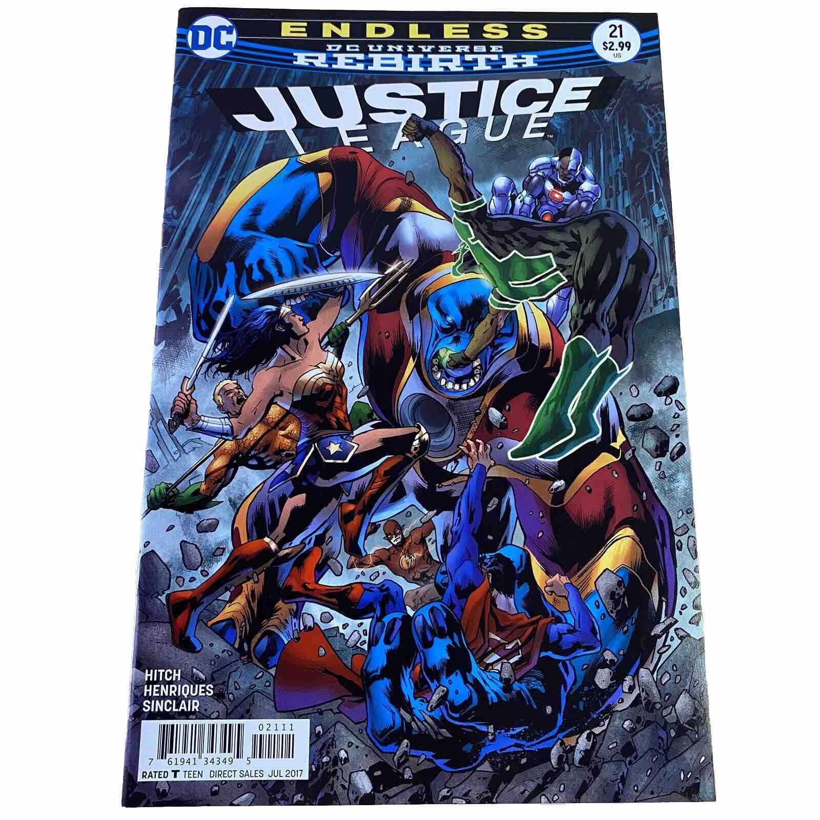 JUSTICE LEAGUE #21 DC Universe Rebirth Endless DC Comics July 2017