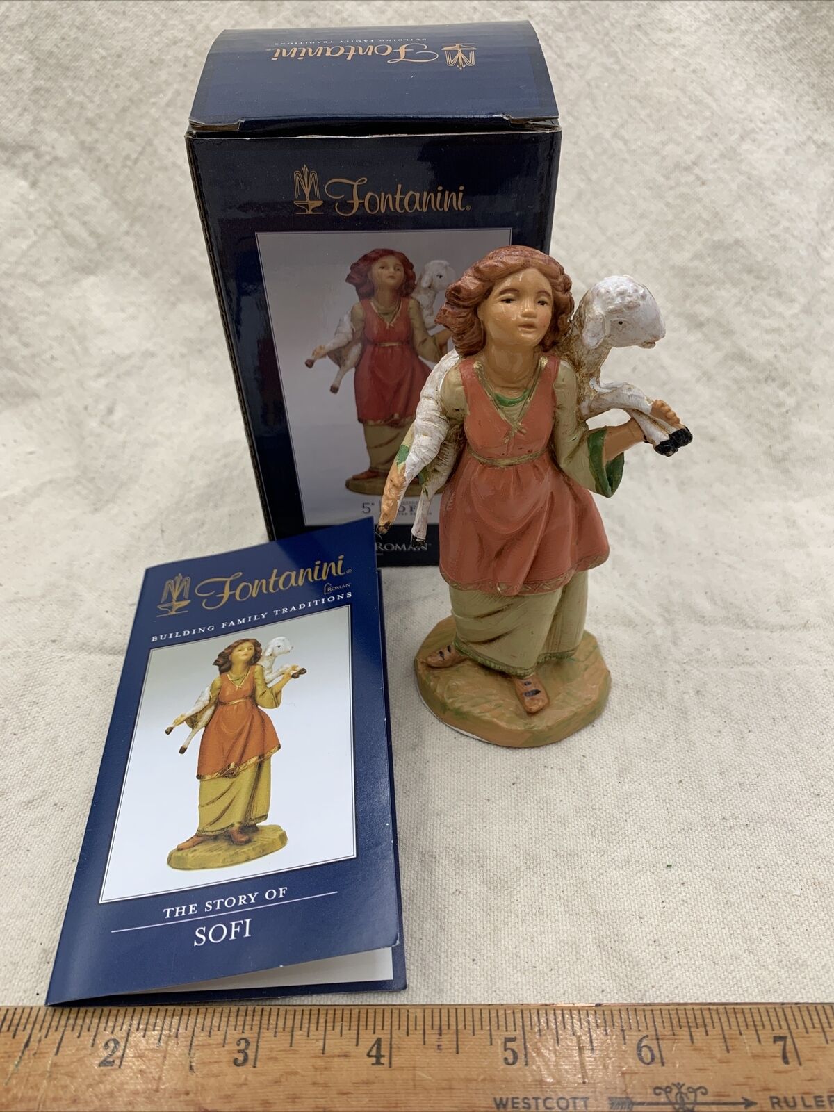 Fontanini 2019 Sofi Girl Heirloom Nativity Figure Italy Christmas Decor 57115 5\