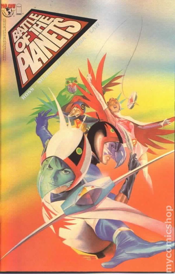 Battle of the Planets #1 Ross Holofoil Variant FN 2002 Stock Image