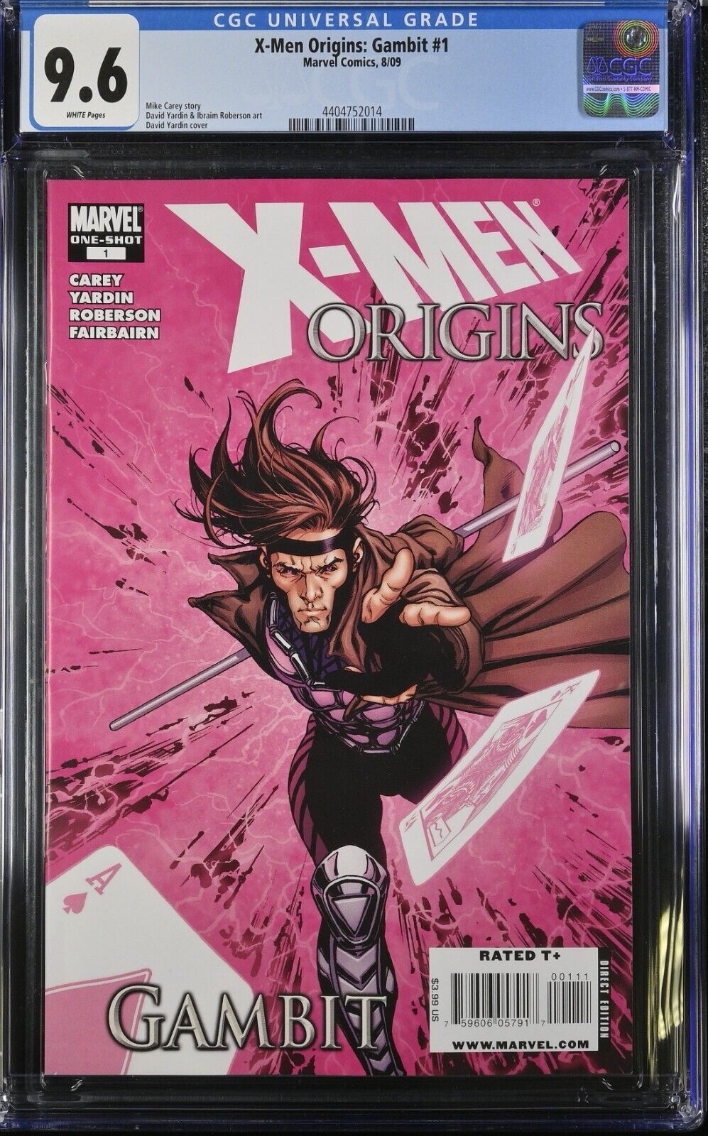 X-Men Origins Gambit (2009) #1 CGC 9.6