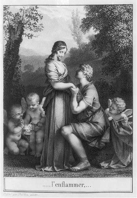 Photo:L\'enflammer,Cupids,Woman,Man,Pierre Paul Prud\'hon,1796