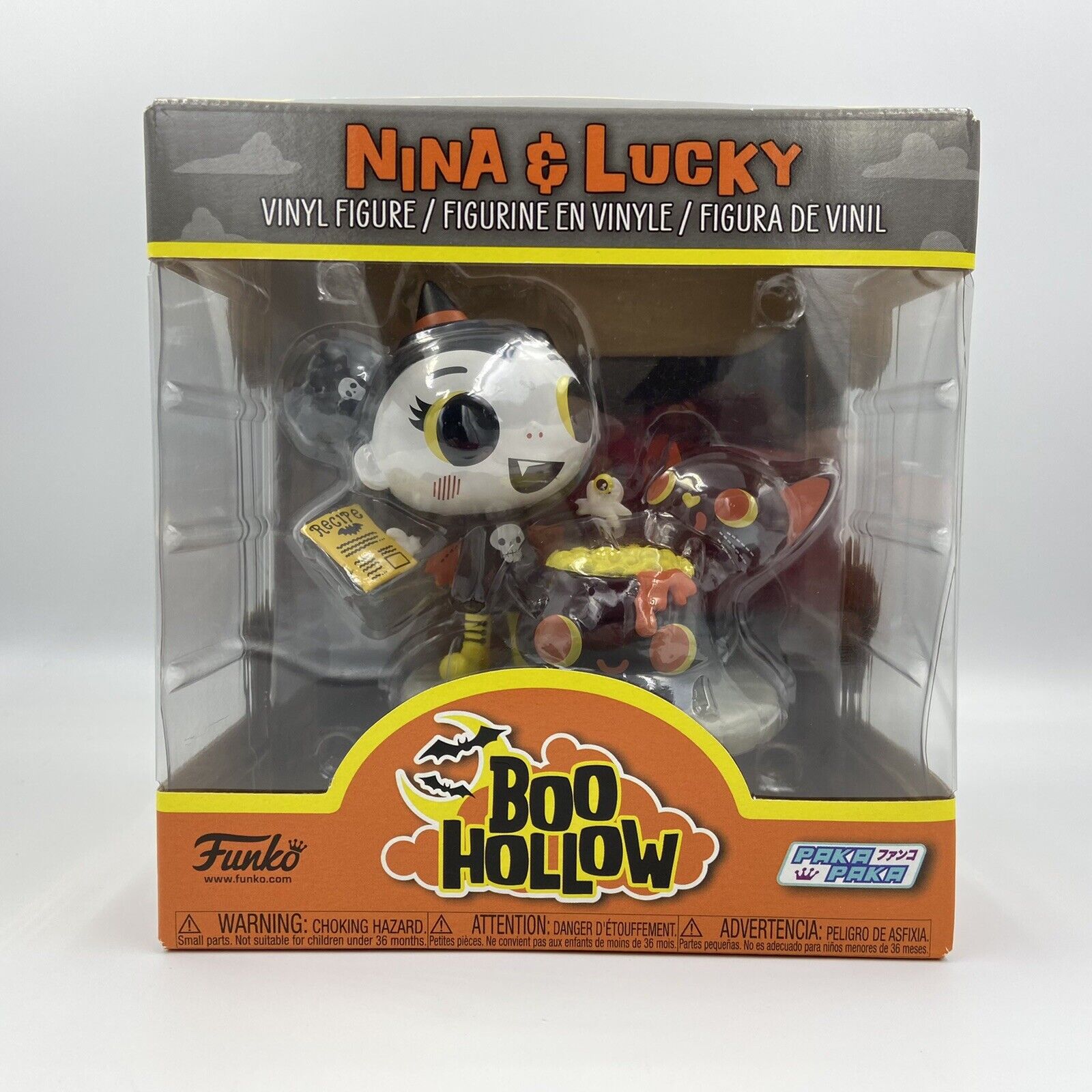 Funko - Paka Paka - Boo Hollow Nina & Lucky Deluxe Vinyl Figure - Brand New