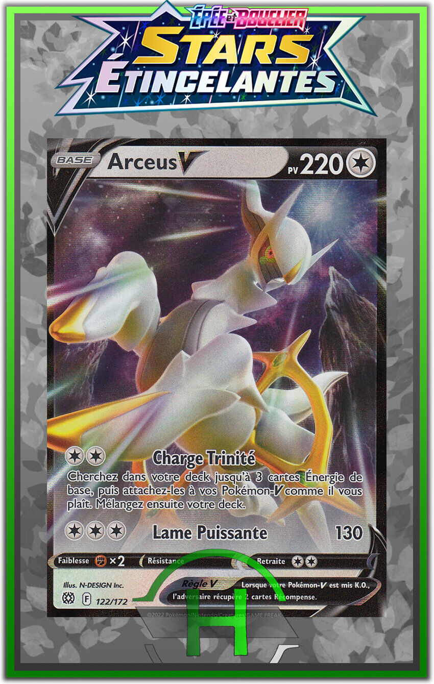 Arceus V - EB09:Shining Stars - 122/172 - New French Pokemon Card