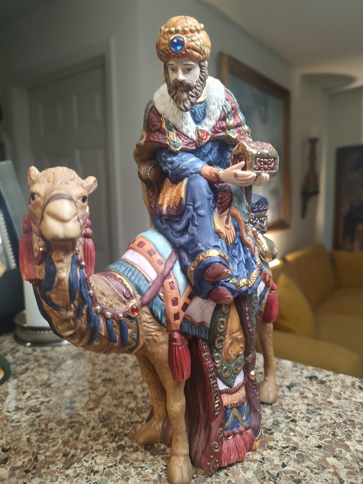 Kirkland Christmas Nativity Wise Man King On Camel 11” 75177 Vintage 1998