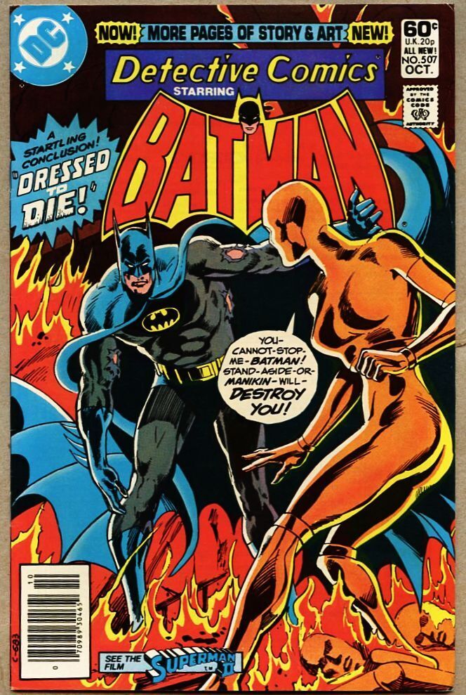 Detective Comics #507-1981 fn 6.0 Batman / Manikin Batgirl Don Newton