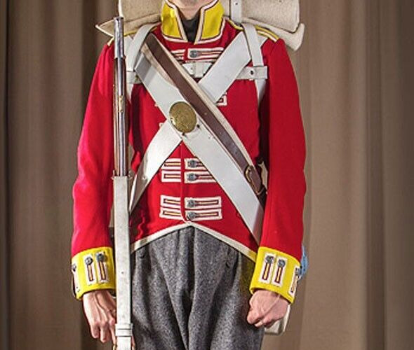 New British 6th Foot Guard 1812-1815 Jacket Red/Yellow Wool Cuffs Coat Fast Ship